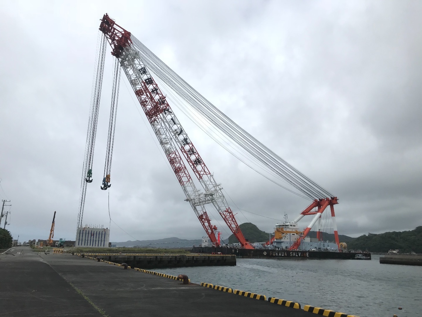 起重機船 富士 伊豆下田移住ブログ 清次郎屋日記