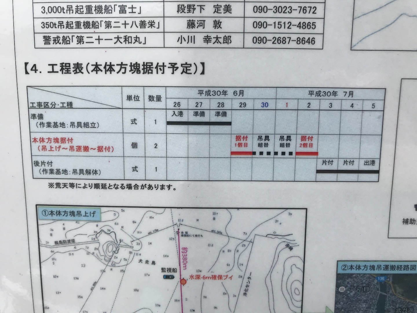 起重機船 富士 伊豆下田移住ブログ 清次郎屋日記